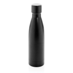 Elegante botella metálica de acero reciclado 500ml Lane Recycled color negro quinta vista