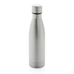 Elegante botella metálica de acero reciclado 500ml Lane Recycled color gris quinta vista