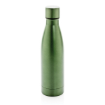 Elegante botella metálica de acero reciclado 500ml Lane Recycled color verde oscuro quinta vista