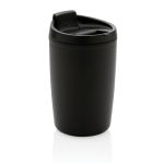 Vaso térmico fabricado en plástico reciclado 300ml Nomad Recycled color negro sexta vista