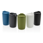 Vaso térmico fabricado en plástico reciclado 300ml Nomad Recycled color negro vista general