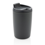 Vaso térmico fabricado en plástico reciclado 300ml Nomad Recycled color gris oscuro sexta vista