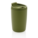 Vaso térmico fabricado en plástico reciclado 300ml Nomad Recycled color verde militar sexta vista