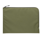 Elegante funda minimalista para PC de poliéster reciclado 15.6 Impact color verde militar segunda vista
