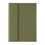 Portafolios corporativo elegante reciclado con libreta A5 Magnet RPET color verde militar