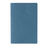 Libreta tapa blanda con certificado FSC A5 hojas a rayas Soft Forest color azul segunda vista