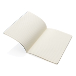 Libreta tapa blanda con certificado FSC A5 hojas a rayas Soft Forest color azul quinta vista