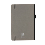 Libreta con bolsillo y certificado FSC® A5 hojas a rayas Deluxe Forest quinta vista