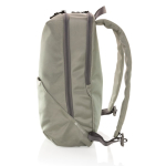 Mochila para llevar el portátil de poliéster reciclado 15,6'' color verde claro cuarta vista