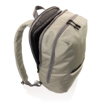 Mochila para llevar el portátil de poliéster reciclado 15,6'' color verde claro sexta vista