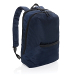 Mochila para llevar el portátil de poliéster reciclado 15,6'' Daypack color azul marino