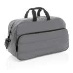 Bolsa de deporte ecológica de aspecto moderno Pocket Impact RPET color gris oscuro sexta vista