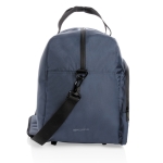 Bolsa de deporte ecológica de aspecto moderno Pocket Impact RPET color azul marino tercera vista