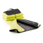 Manta plegable personalizada para picnic tejido polar 180 g/m2 color verde lima