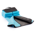 Manta plegable personalizada para picnic tejido polar 180 g/m2 color azul claro