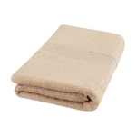 Toalla personalizada de 70x140cm en algodón de 450 g/m2 Soft Bath color beige