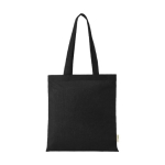 Bolsas tote de algodón orgánico en color 140 g/m2 Organic Pure Colors color negro segunda vista frontal