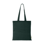 Bolsas tote de algodón orgánico en color 140 g/m2 Organic Pure Colors color verde oscuro segunda vista frontal