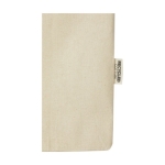 Bolsas con logo recicladas de asas arco iris 180 g/m2 Tote Rainbow color natural vista detalle 2