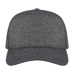 Gorra elástica de cinco paneles en tono gris 300 g/m2 Elastic color gris oscuro