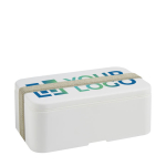 Exclusiva fiambrera de una capa RPET con banda de seguridad 700ml MIYO vista principal