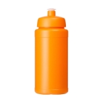 Bidón deportivo publicitario de alta calidad 500ml Baseline® color naranja segunda vista frontal