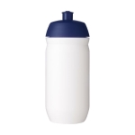 Colorido bidón deportivo fabricado en Europa 500ml HydroFlex Bicolor color azul segunda vista frontal