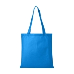 Bolsa non-woven barata en variados colores 80 g/m2 Seminar color azul segunda vista frontal