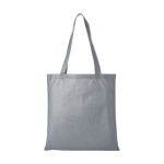 Bolsa non-woven barata en variados colores 80 g/m2 Seminar color gris segunda vista frontal