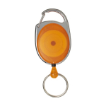 Original llavero mosquetón con clip extensible de plástico segunda vista frontal