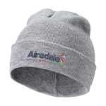 Elegante gorro de invierno para publicidad  Elevate Irwin color gris