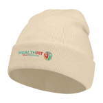 Elegante gorro de invierno para publicidad  Elevate Irwin color arena