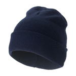 Elegante gorro de invierno para publicidad  Elevate Irwin color azul marino