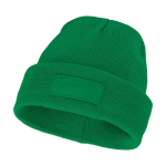Gorro publicitario con parche para imprimir Gorro Elevate Boreas color verde