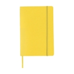 Libreta termograbada con bolsillo A5 hojas a rayas JournalBooks Classic color amarillo segunda vista frontal