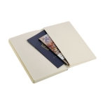 Libreta con bolsillo A5 hojas a rayas JournalBooks Classic Soft color negro cuarta vista