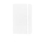 Cuadernos de bolsillo barato en color vivo A6 hojas a rayas Notes color blanco segunda vista frontal