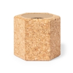 Maceta promocional de corcho natural con semillas de pino Pine Seeds color natural segunda vista