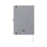 Cuaderno personalizado con tapas rígidas RPET A5 hojas a rayas Mark séptima vista