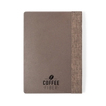 Cuaderno con tapas de fibra de café A5 hojas a rayas Coffee Fiber