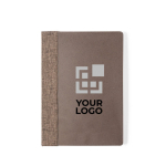 Cuaderno con tapas de fibra de café A5 hojas a rayas Coffee Fiber vista principal