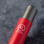 Bolígrafo de aluminio reciclado económico con tinta azul Eco Alu