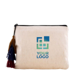 Neceser de cáñamo con borlas decorativas 200 g/m2 Hemp vista principal