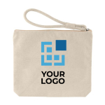 Neceser con logo en algodón con refuerzo inferior 310 g/m2 Loop vista principal