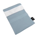 Bolsa portabocadillos reciclada cuadrara con cierre Sandwich RPET color azul segunda vista