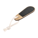 Lima de bambú con cordón de algodón promocional Bamboo Rasp color natural primera vista