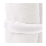 Manta infantil sujetada por peluche en forma de conejo blanco Rabbit color blanco tercera vista
