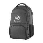 Mochila para congresos multibolsillos con acolchado de RPET Proofed color gris quinta vista