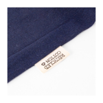 Bolsa de algodón reciclado de asas largas 140 g/m2 Upcycling color azul sexta vista