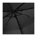 Paraguas plegable de apertura manual de plástico reciclado Ø95 Reuse color negro vista detalle